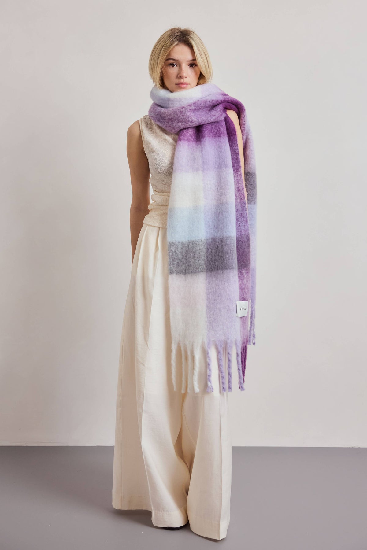 The Reykjavik Scarf - 100% Recycled - Wild Lilac