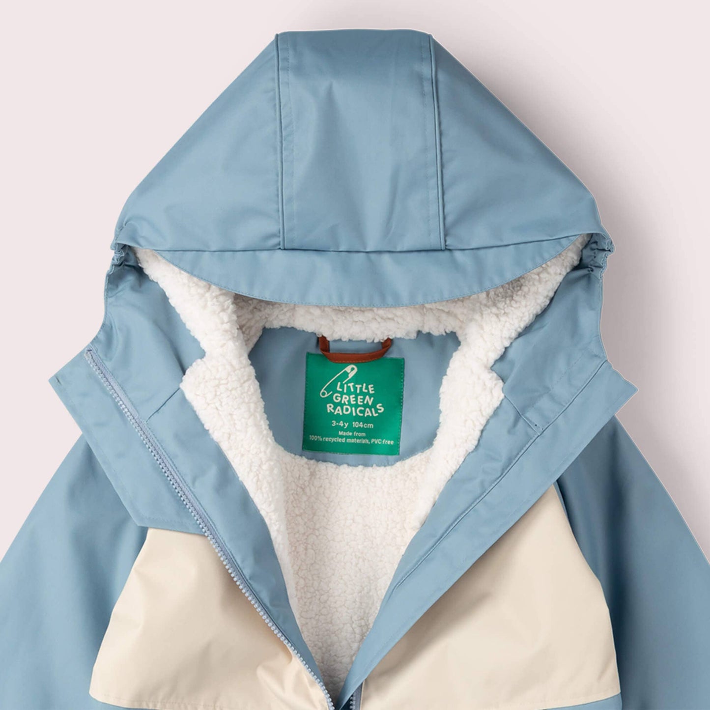 Hazy Blue Waterproof Changing Robe