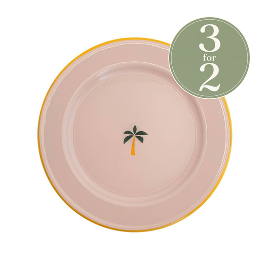 Go Camping Enamel Plate - 17cm