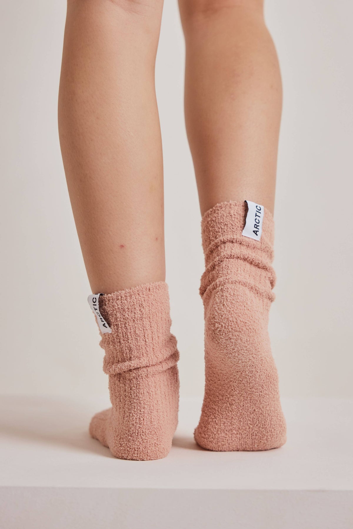 Cosy Socks - 100% Recycled - Muted Pink
