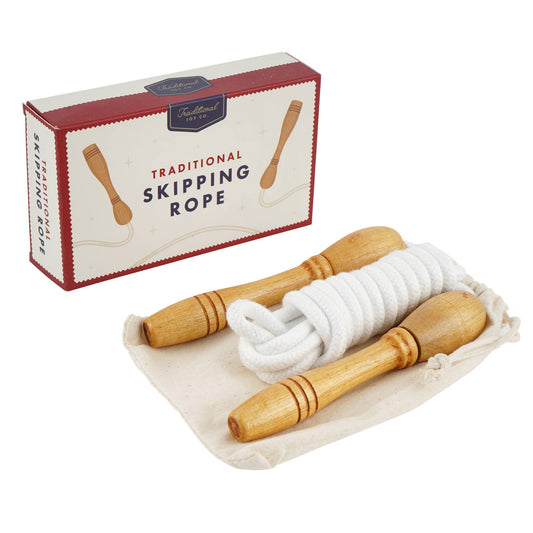 Traditional Wooden Skipping Rope