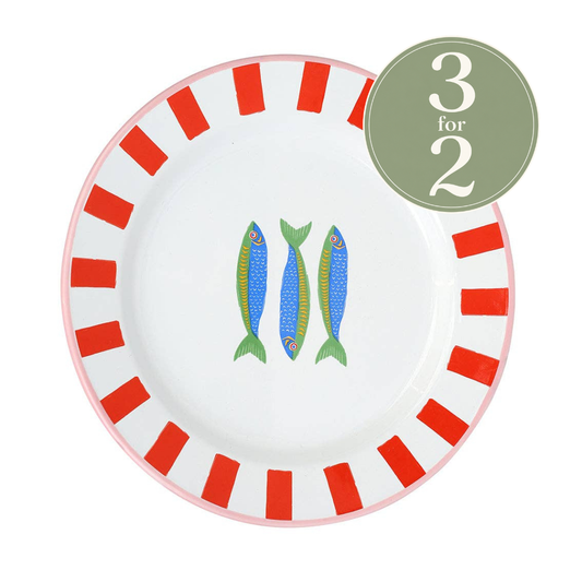 Fish Enamel Plate - 20cm