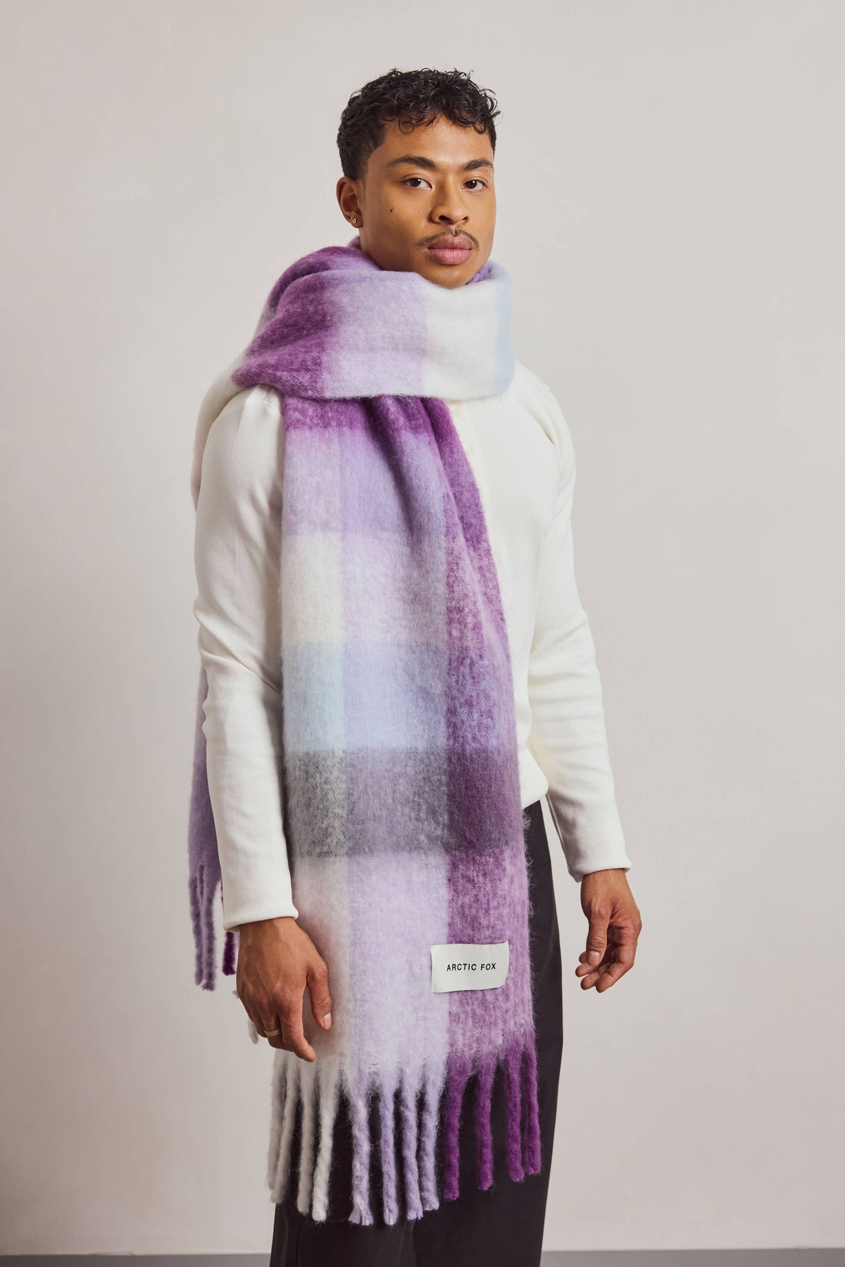 The Reykjavik Scarf - 100% Recycled - Wild Lilac