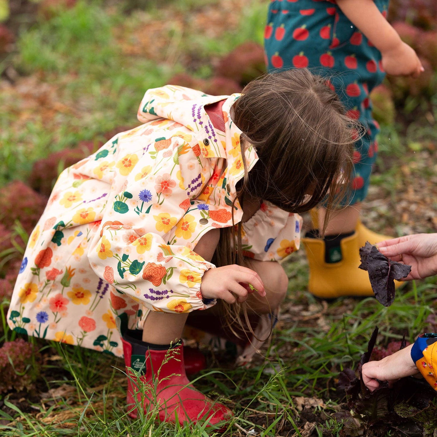 Flower Meadow Waterproof Raincoat