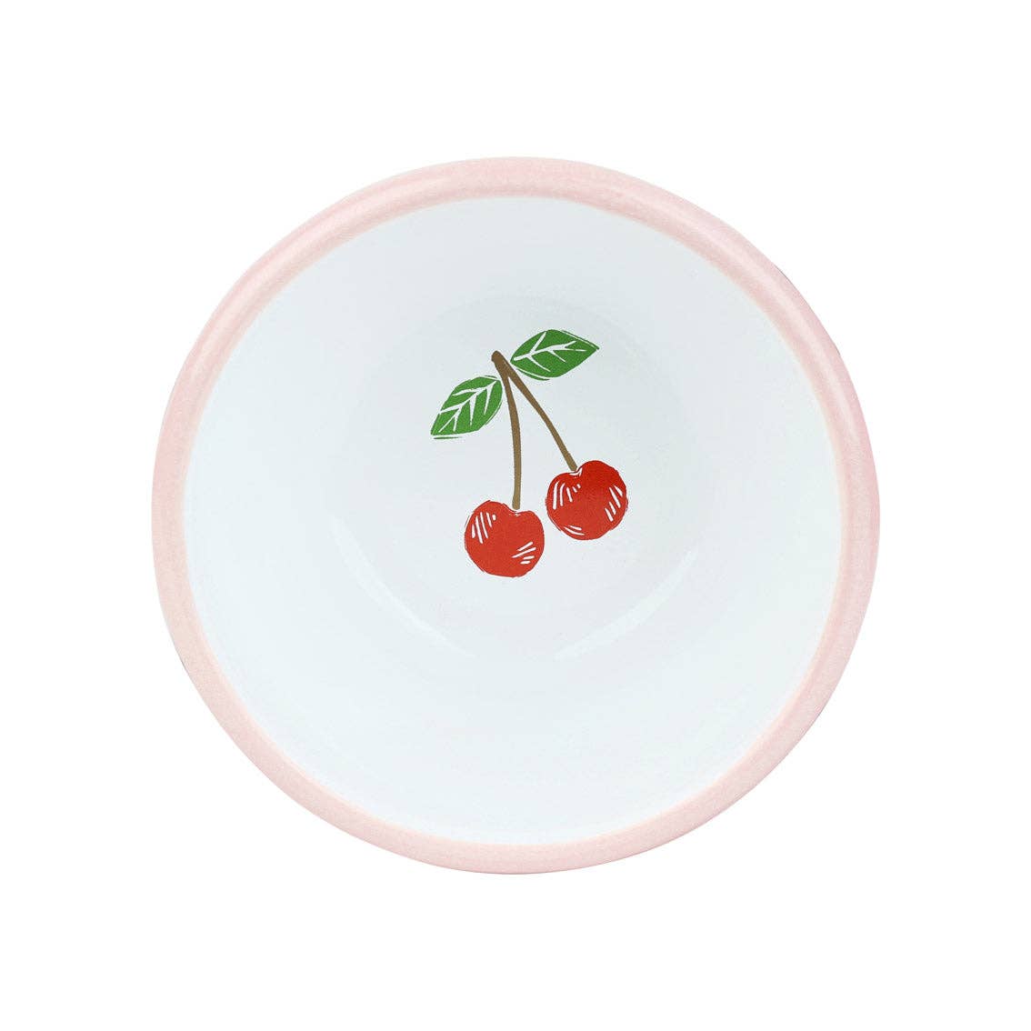 Cherry Red Enamel Bowl - 10cm