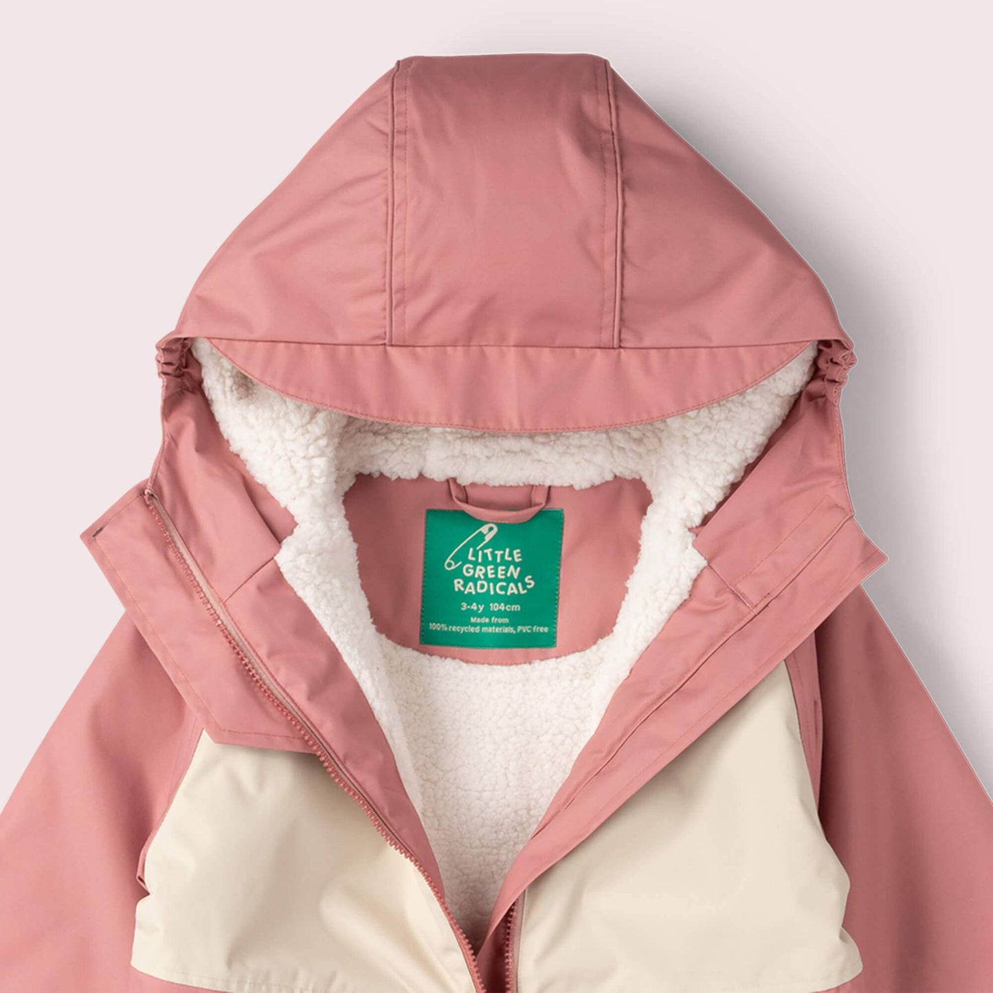 Soft Pink Waterproof Changing Robe