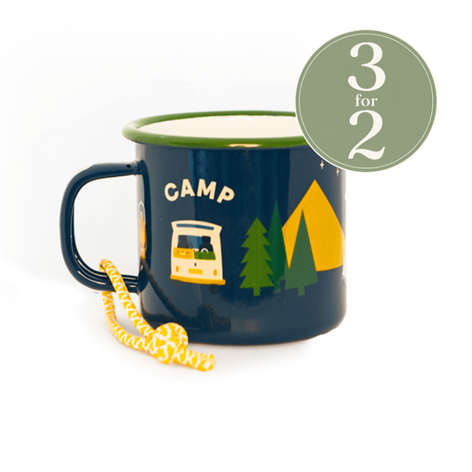 Camp Vibes Enamel Mug