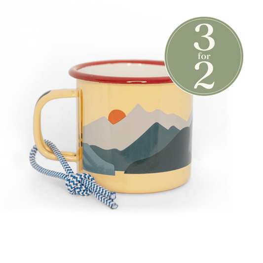Mountains Enamel Mug