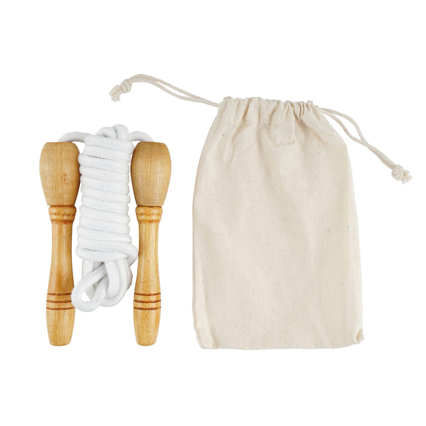 Traditional Wooden Skipping Rope