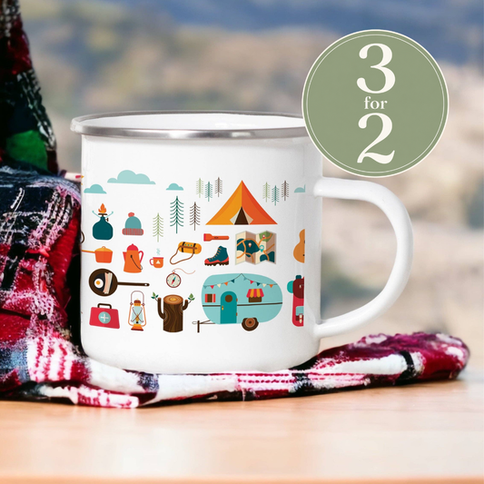 Adventure Enamel Mug
