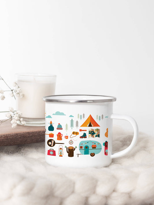 Adventure Enamel Mug
