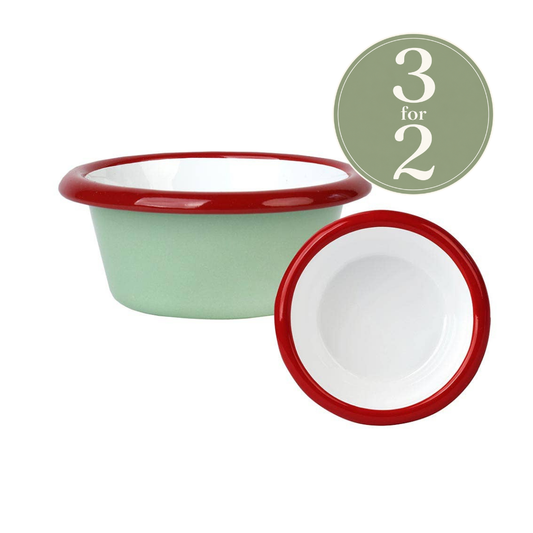 Green Enamel Dip Dish - 8cm