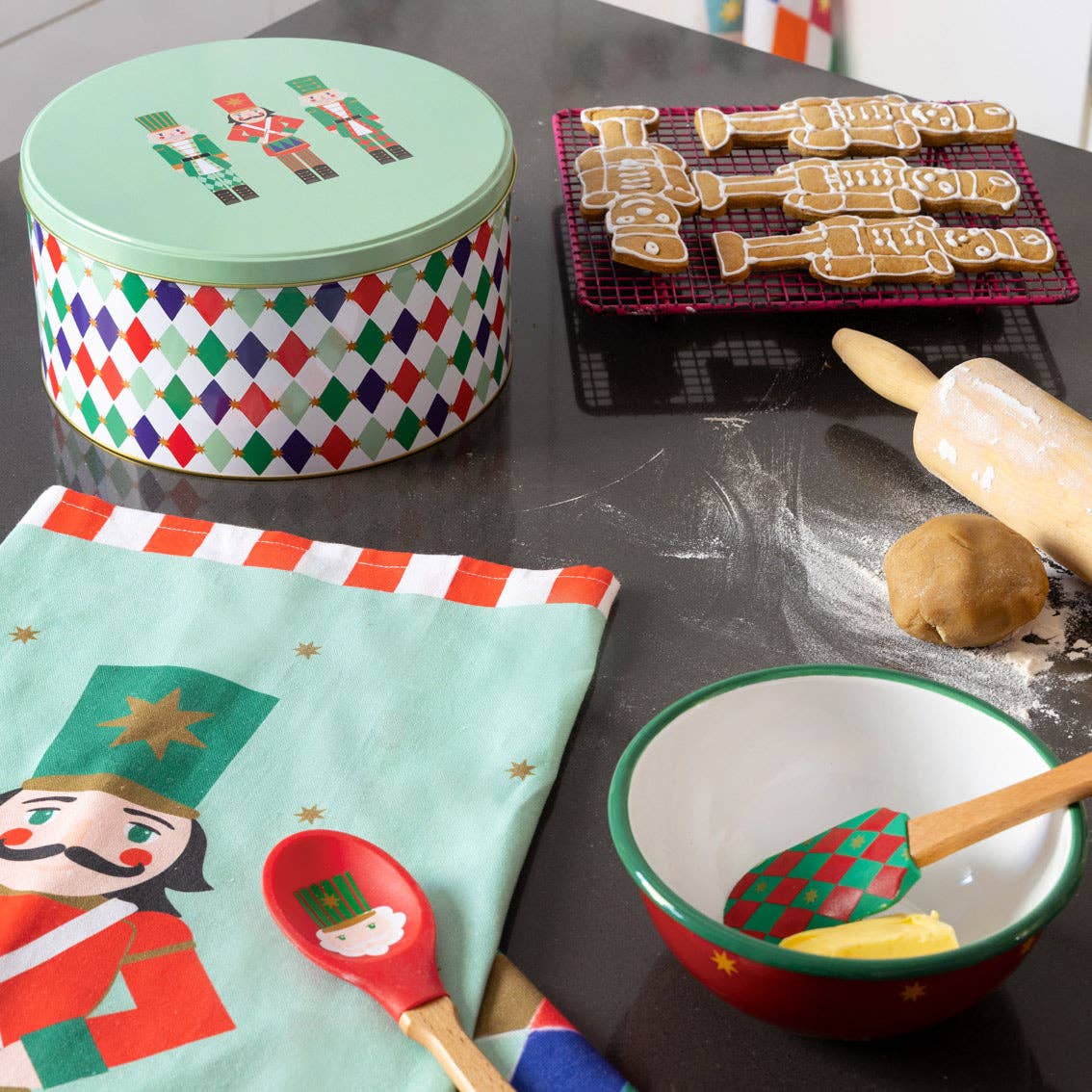 Nutcracker Kitchen Utensil Set