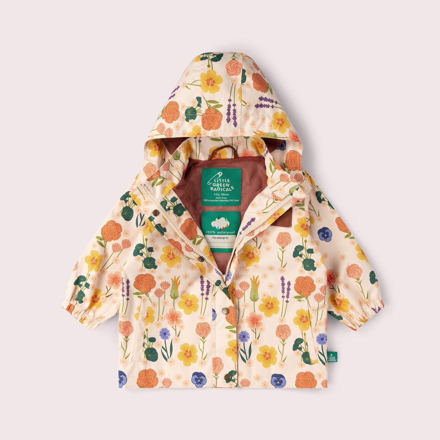 Flower Meadow Waterproof Raincoat