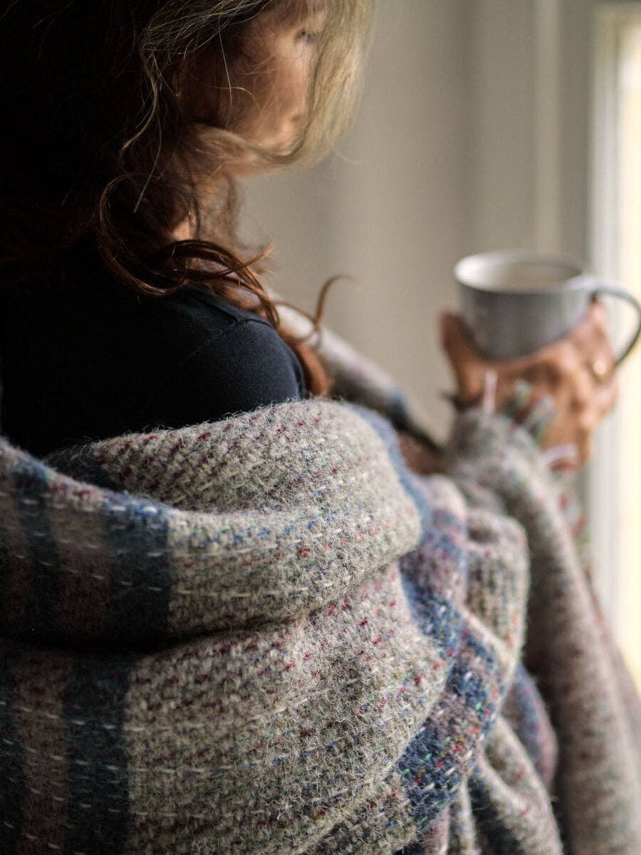 One-of-a-Kind Recycled Wool Blanket