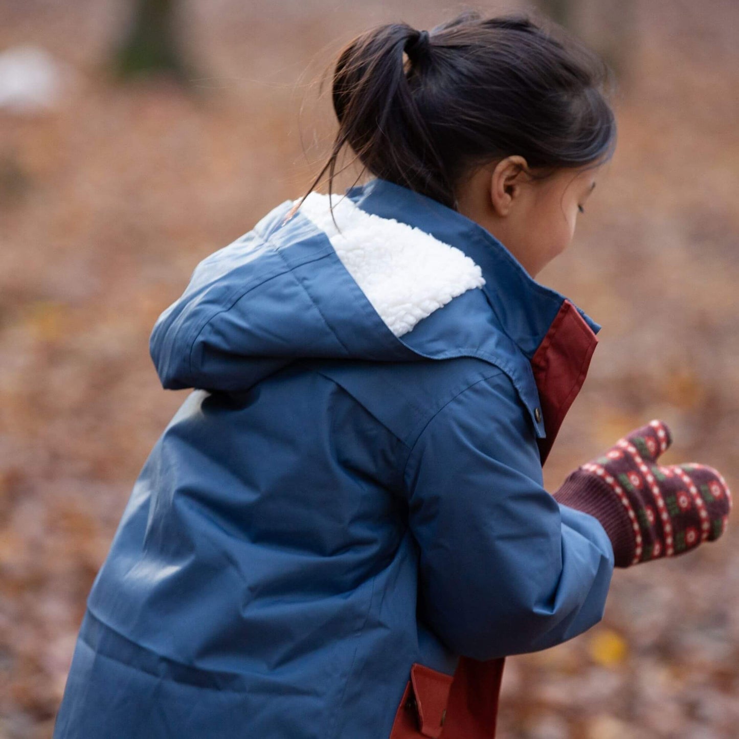 Moonlight Blue Recycled Waterproof Coat