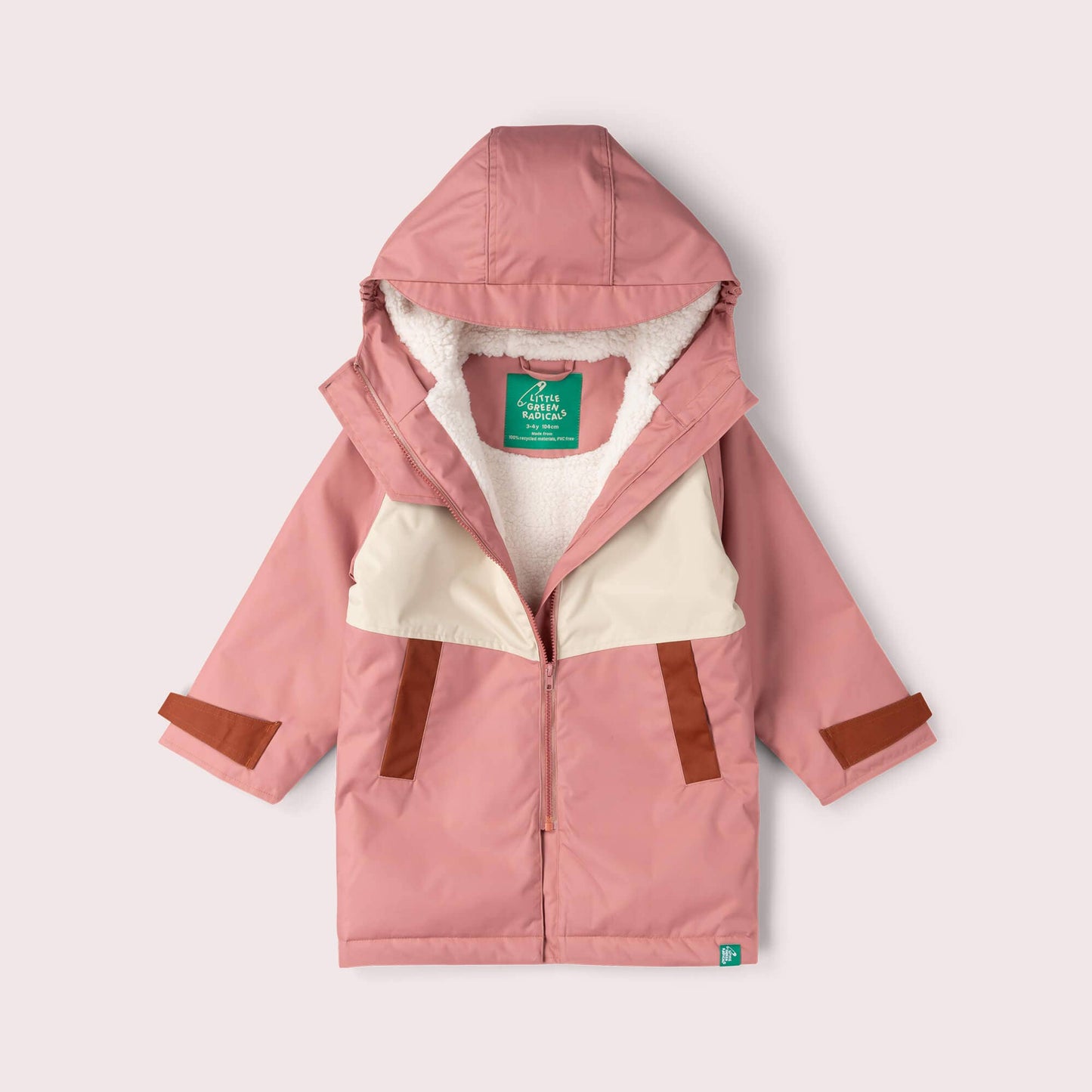 Soft Pink Waterproof Changing Robe