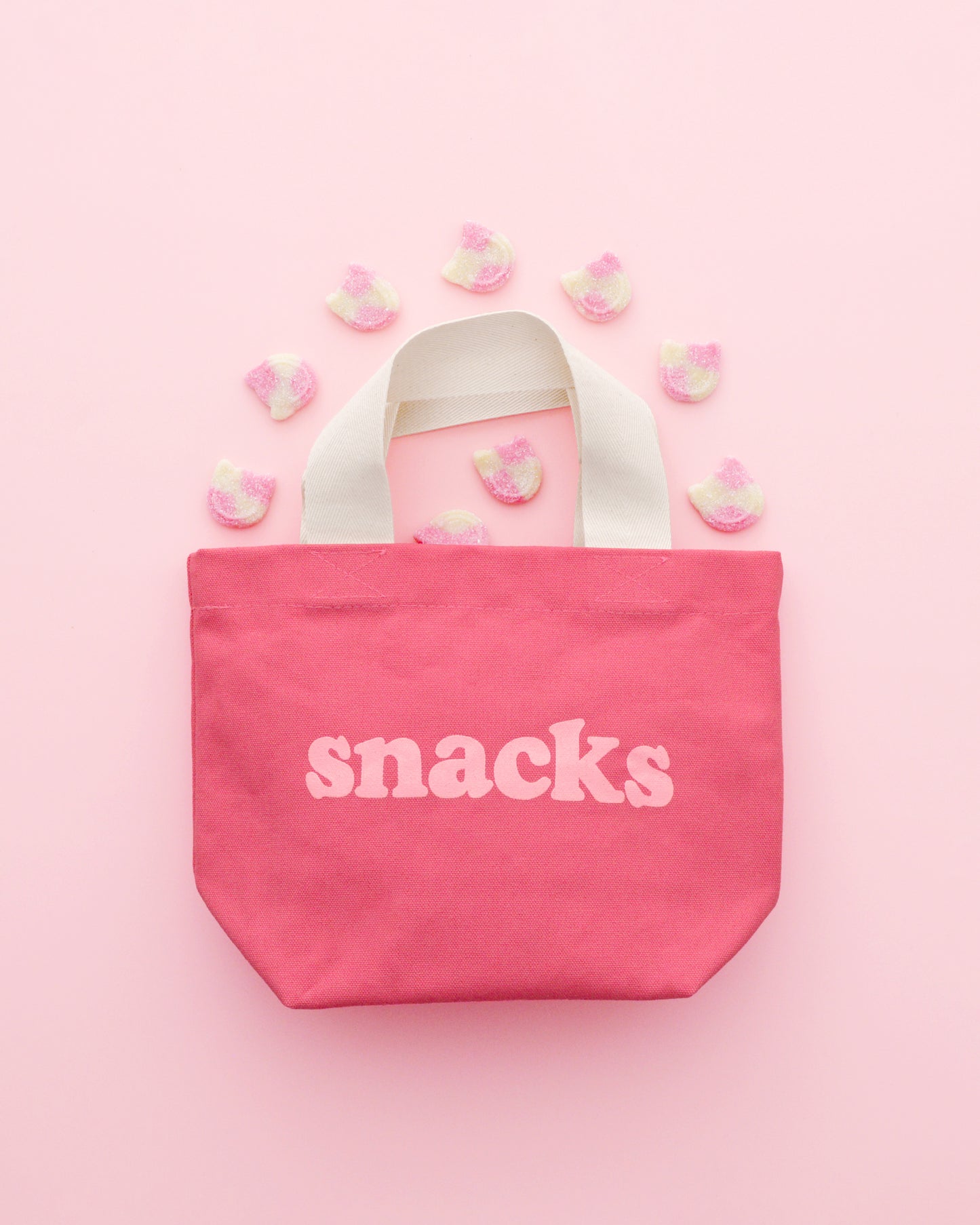 Snacks - Little Bright Pink Bag