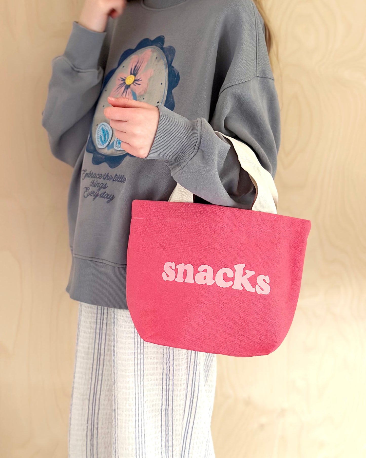Snacks - Little Bright Pink Bag