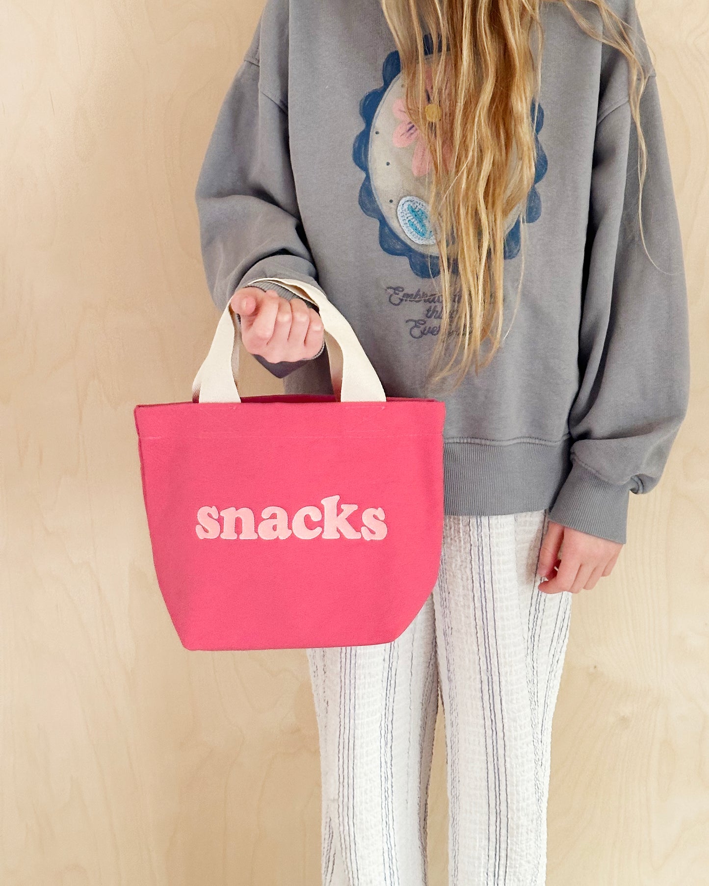 Snacks - Little Bright Pink Bag