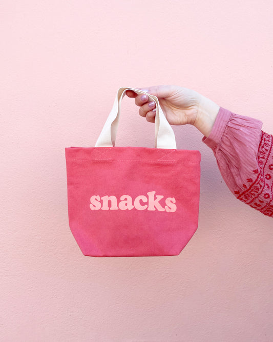 Snacks - Little Bright Pink Bag