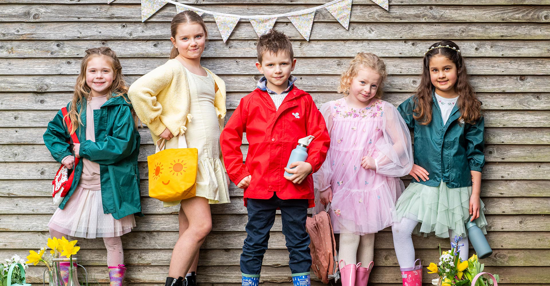 Brambly Trails Showcase Of 5 Children In Outdoor Clothing