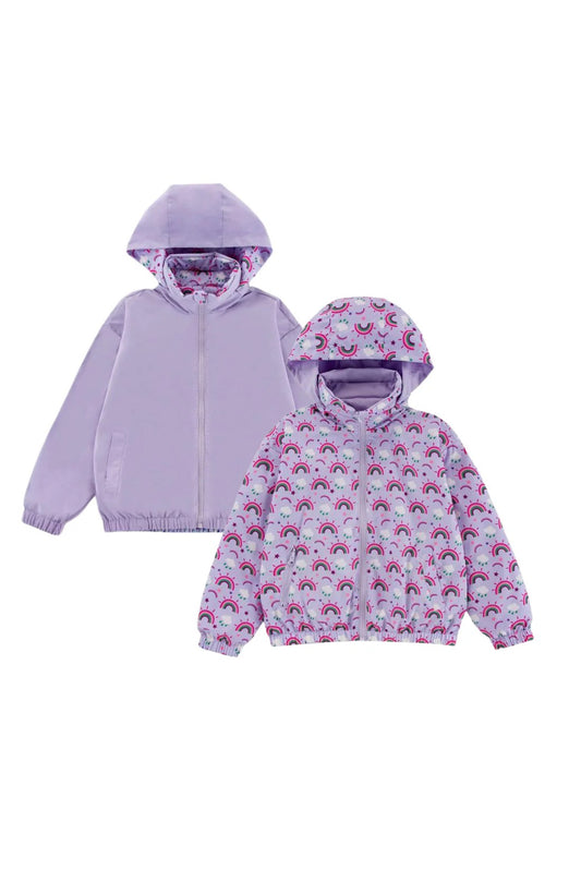 Purple Rainbow - Reversible Lightweight Jacket