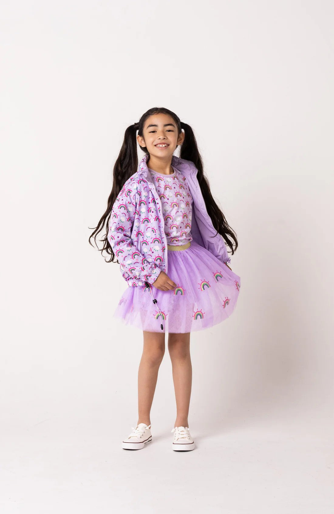 Purple Rainbow - Reversible Lightweight Jacket