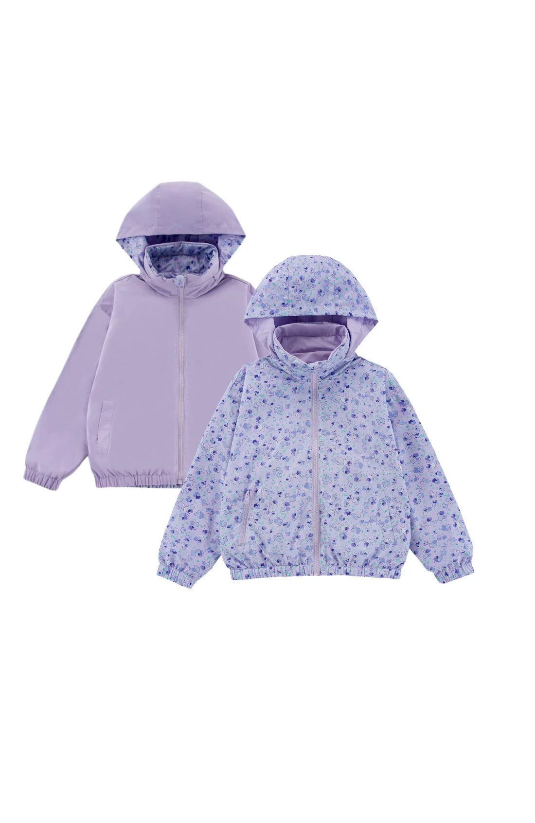 Purple Wisteria - Reversible Lightweight Jacket