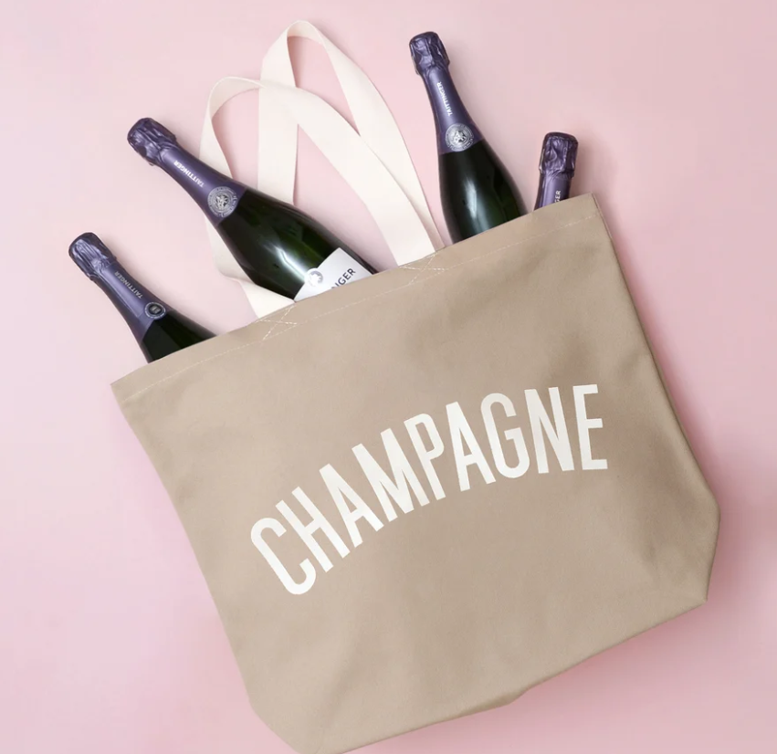Champagne Tote - Stone