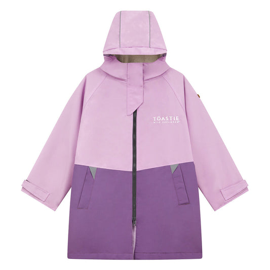 TÖASTIE Kids Waterproof Changing Robe - Lilac PRE-ORDER TODAY