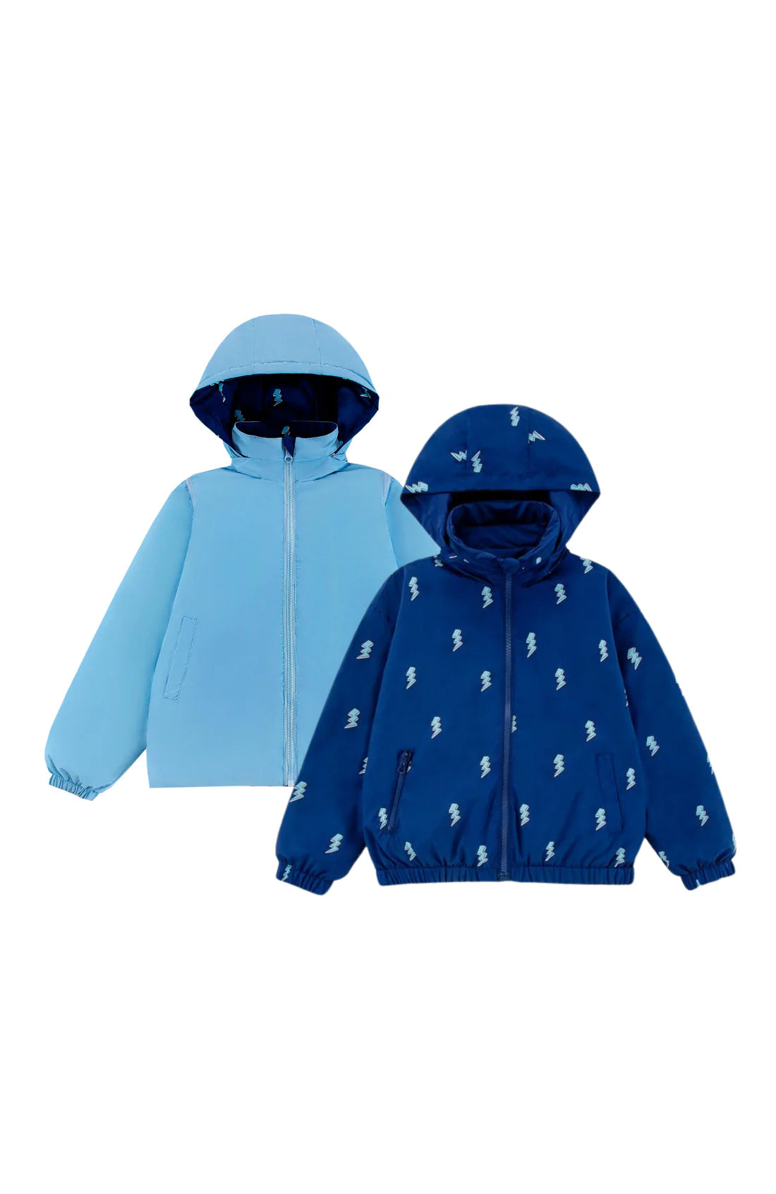 Blue Lightning - Reversible Lightweight Jacket