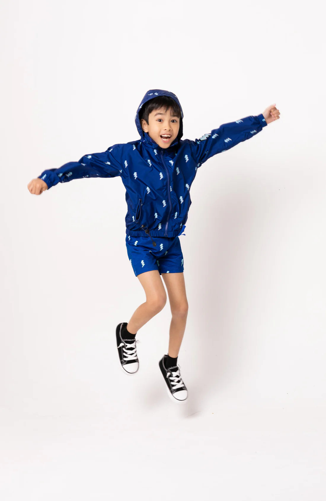Blue Lightning - Reversible Lightweight Jacket