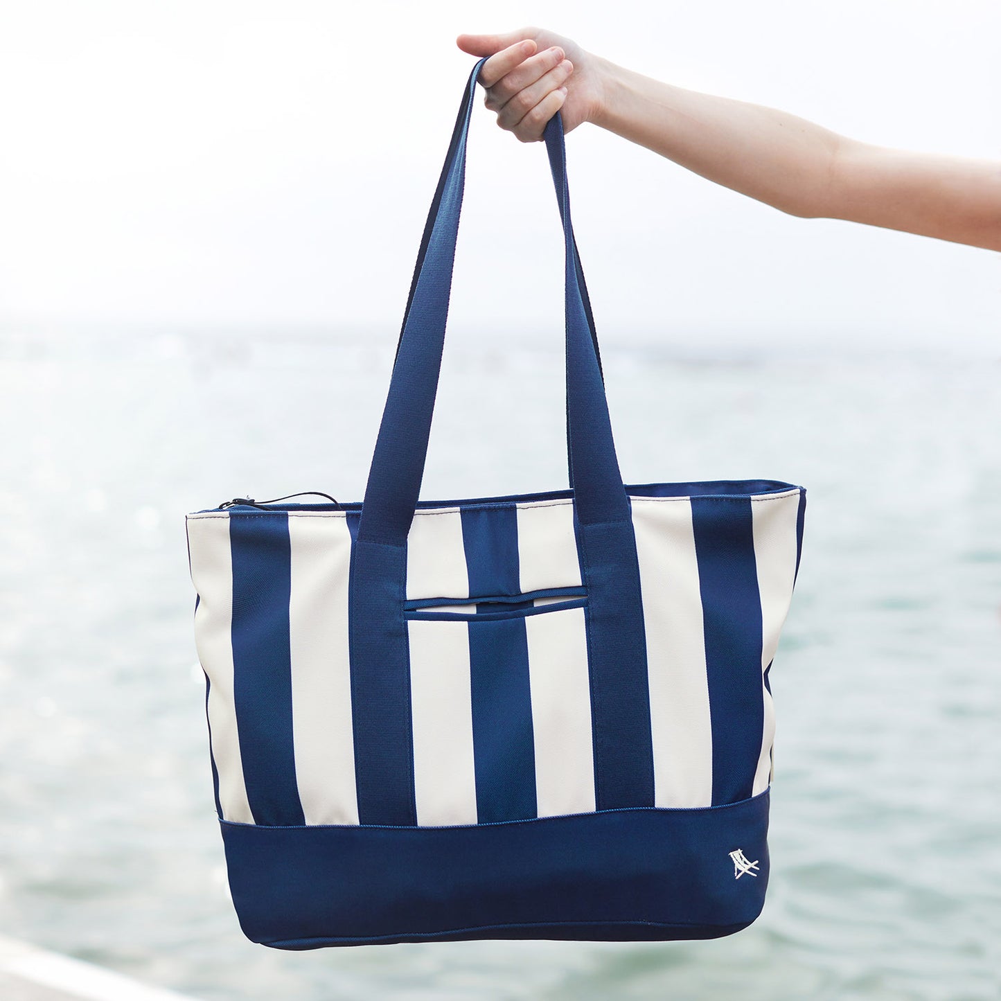 Dock & Bay Canvas Beach Bag - Whitsunday Blue