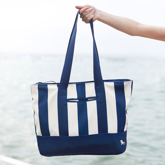 Dock & Bay Canvas Beach Bag - Whitsunday Blue