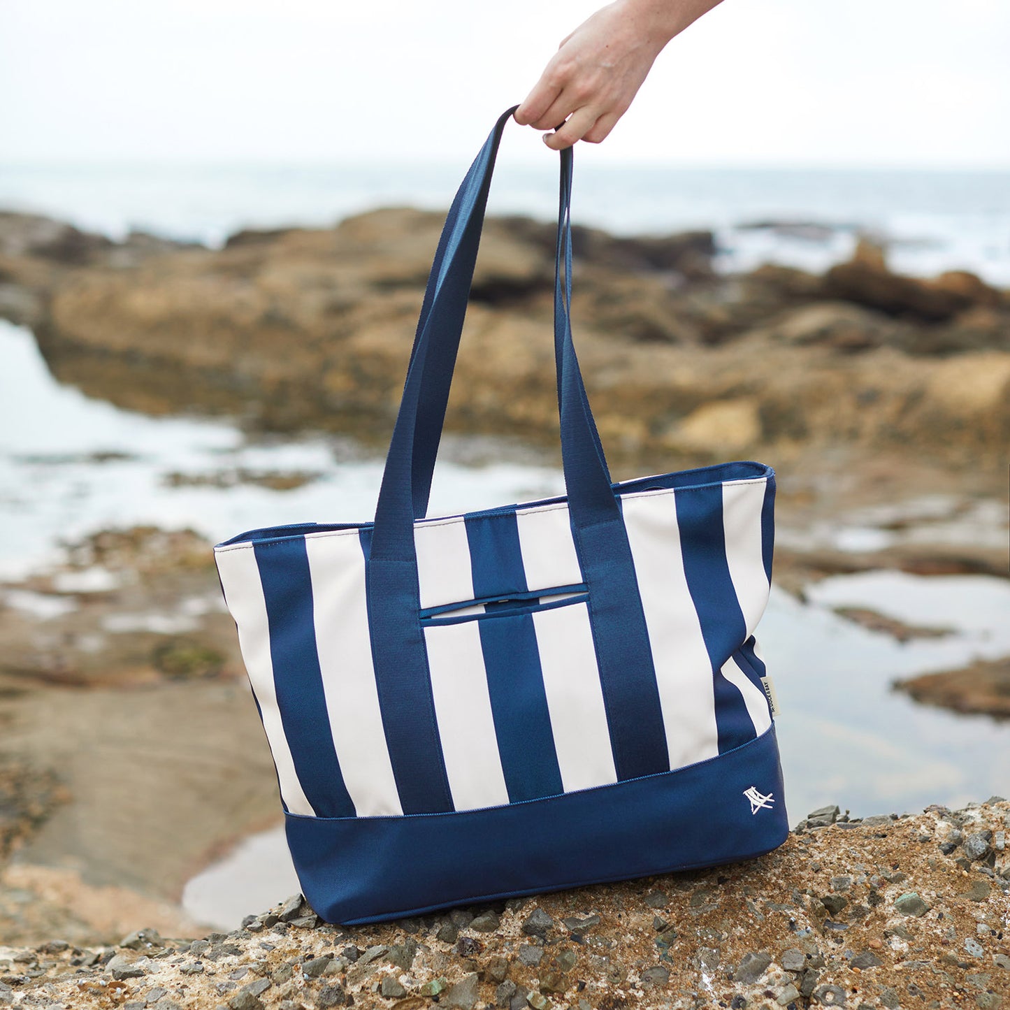 Dock & Bay Canvas Beach Bag - Whitsunday Blue