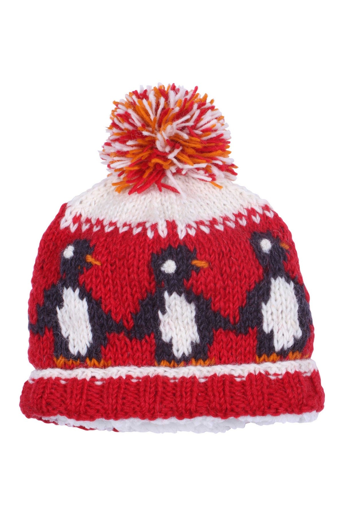 Kids Friendly Penguins Bobble Hat