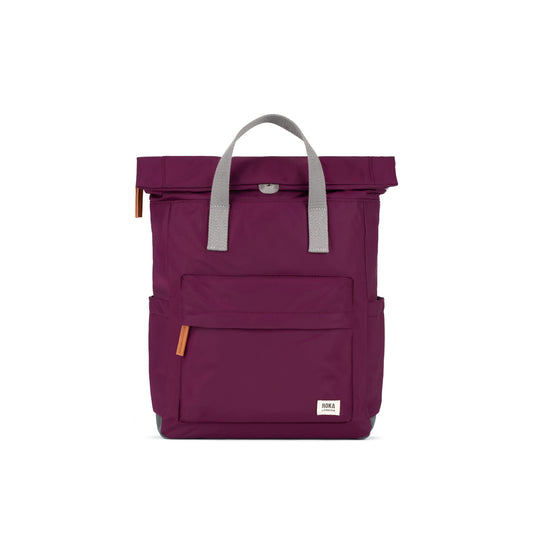 Canfield Roll Top Backpack in Royal Burgundy
