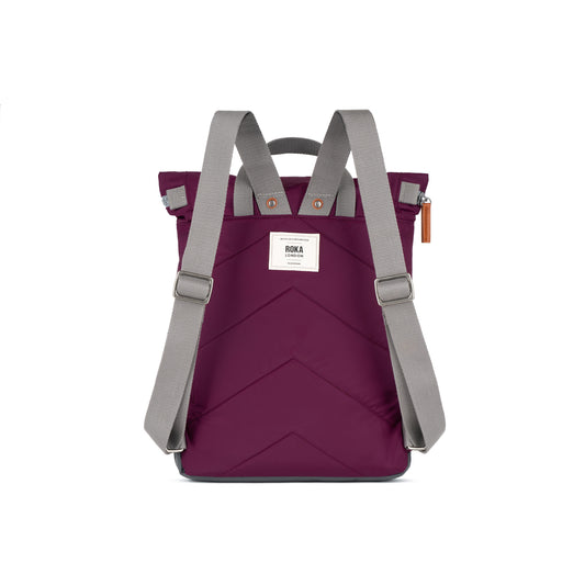 Canfield Roll Top Backpack in Royal Burgundy