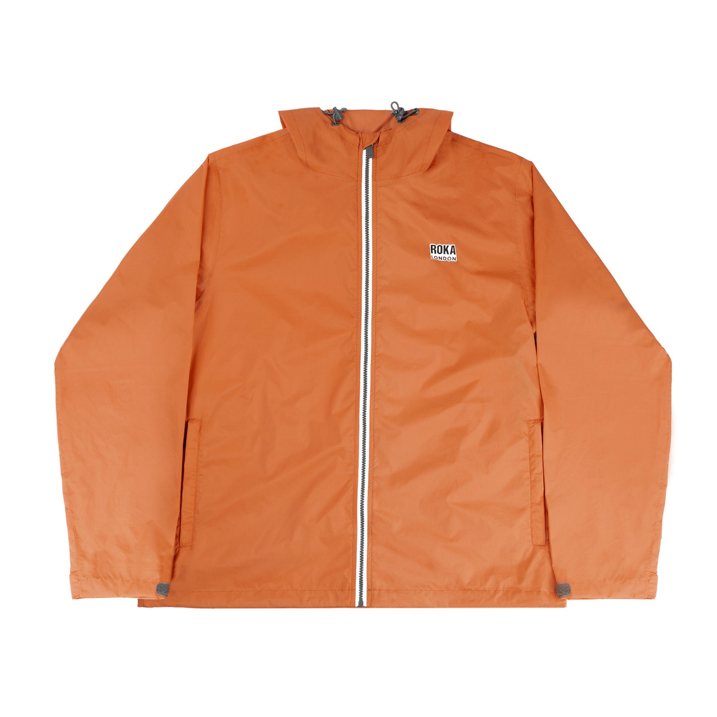The Holborn Waterproof Jacket in Burnt Orange