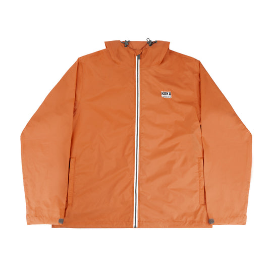 The Holborn Waterproof Jacket in Burnt Orange