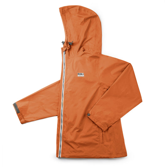 The Holborn Waterproof Jacket in Burnt Orange