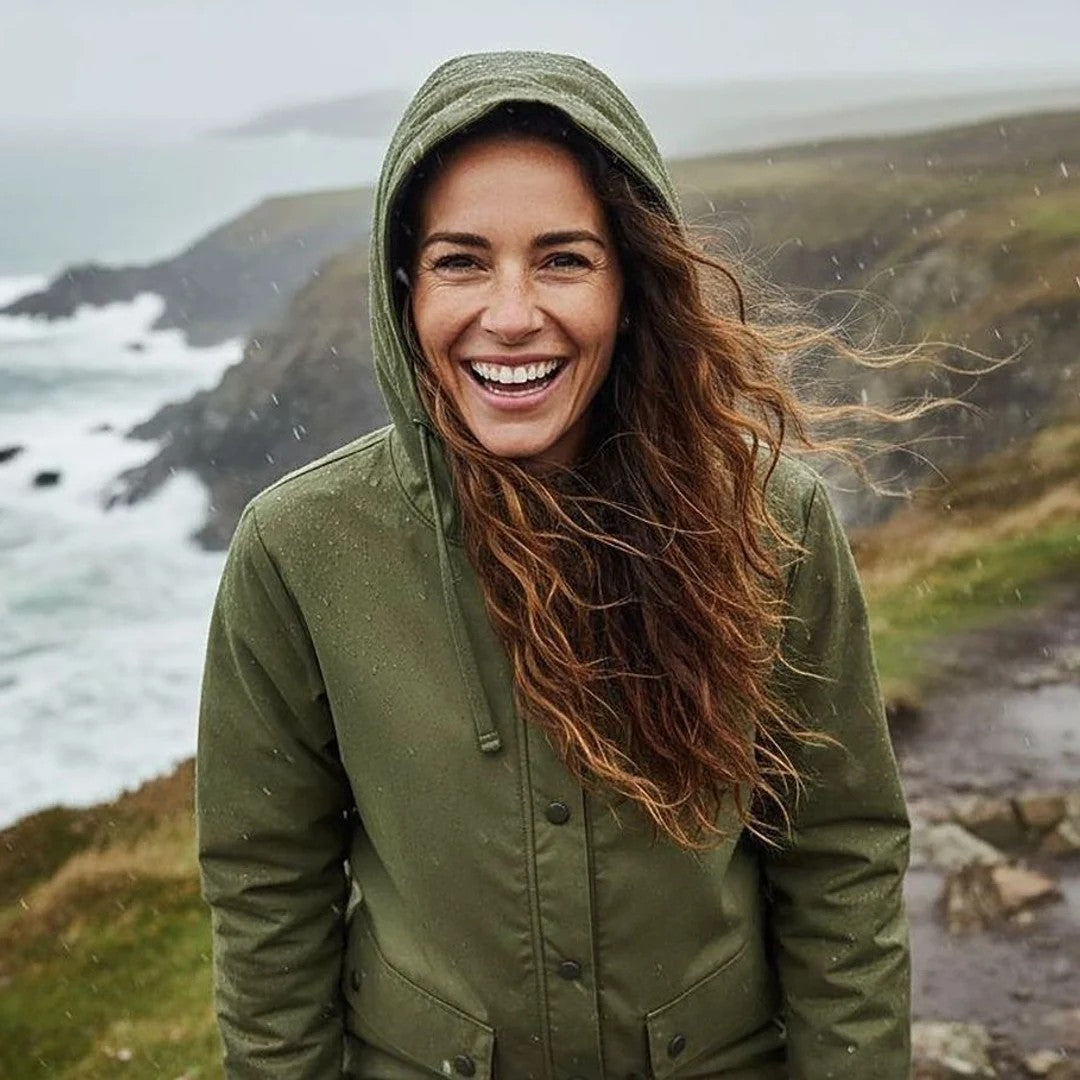 Women’s Fleece Lined Jacket in Khaki