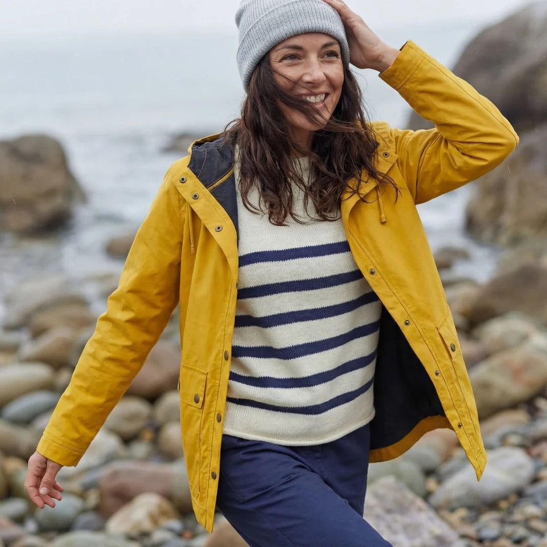 Women’s Fleece Lined Jacket in Yellow