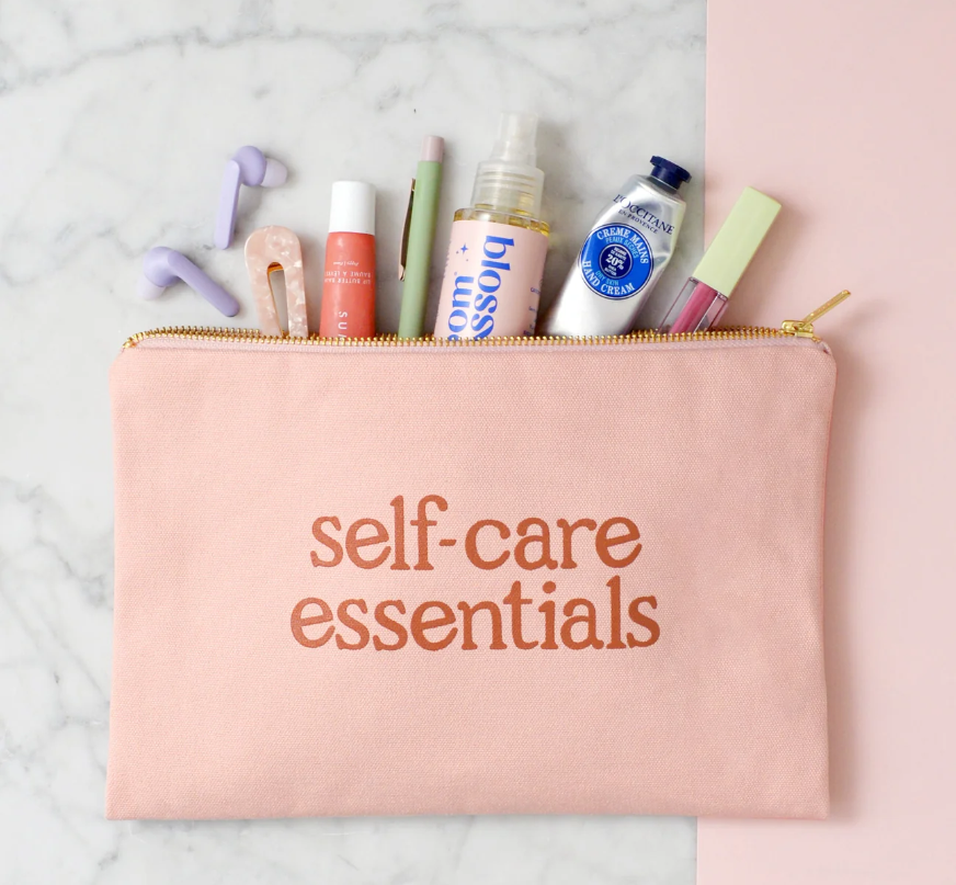Self Care Essentials - Blush Pink Pouch