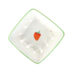 Strawberry Ceramic Punnet - 15cm