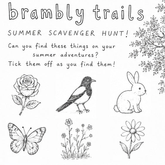 Brambly Trails Summer Scavenger Hunt