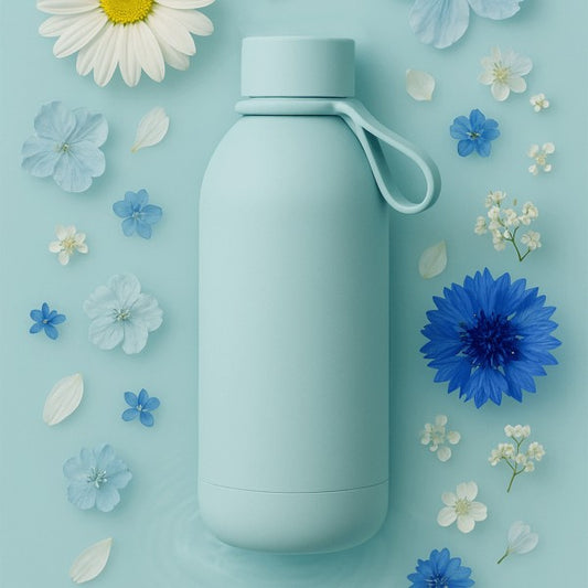 Daiquiri Blue Insulated Travel Bottle