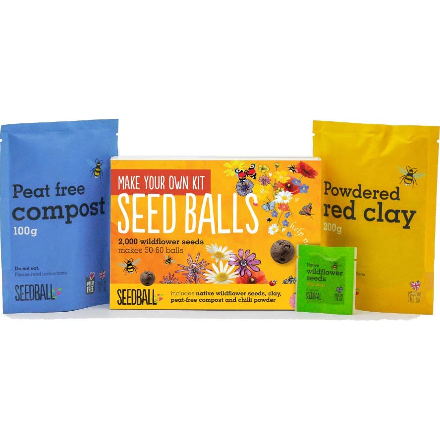 Make Your Own Seedballs Kit: Flowers for Bees