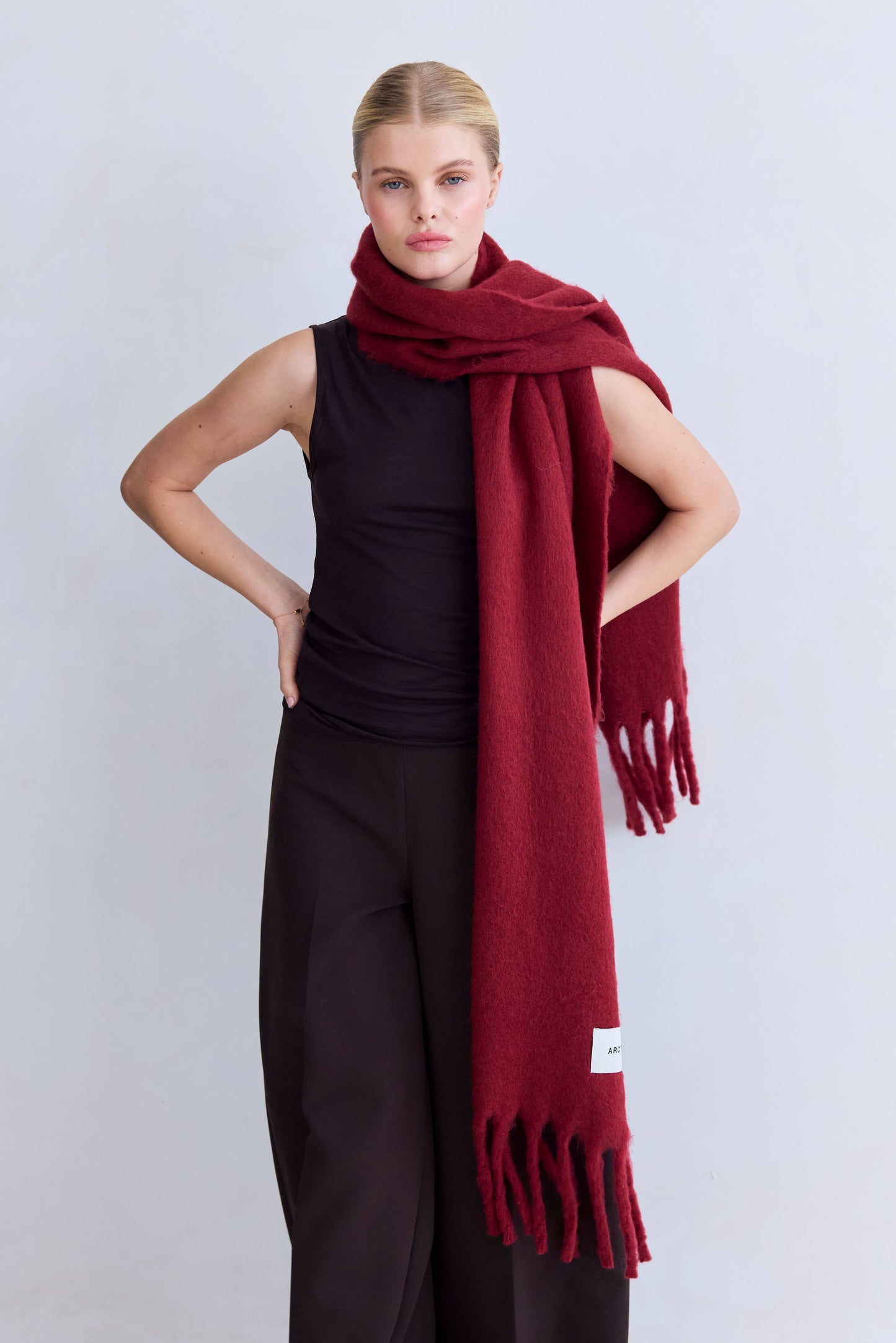 The Reykjavik Scarf - Burgundy